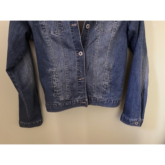 Levi's Children's Youth Blue Denim Jacket Button Up Size XL - Picture 5 of 6